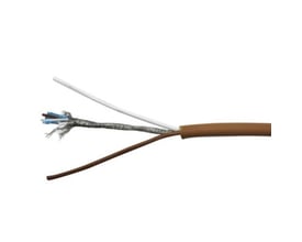 Detalje af MTO Electric CTS kombikabel, der viser tværsnit af 2,5 mm2 og 0,34 mm2 ledere samt skærmen.