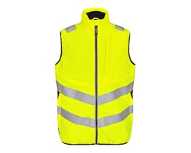 Engel 5159-158 vest i str. 2XL, med tydelige reflekser på gul/sort baggrund.