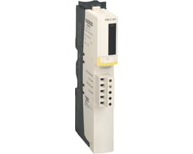 Schneider Electric STB KIT CANopen break-out modul, model XBE2100, vist med tilslutninger og statusindikator.