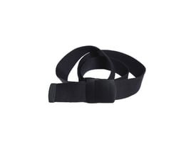Tranemo Workwear bælte i sort, 140 cm langt, med sort plastikspænde og justerbar pasform.