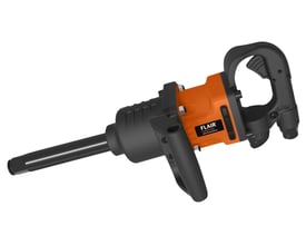 FLAIR Hurricane 1" luft møtrikspænder med orange og sort kompositmateriale, ideel til lastbiler.