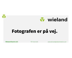 Billede af placeholder-skærm med Wieland logo og tekst om at fotografen er på vej.
