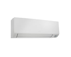 Hvid Daikin Nepura Perfera 30 varmepumpeindedel med lang front og luftudblæsning langs undersiden.
