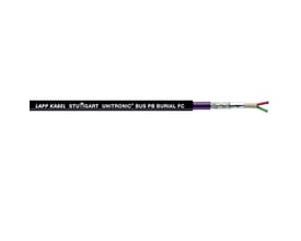 Lapp Unitronic Bus PB Burial FC kabel med dimensionen 1x2x0,64, isoleret og skærmet for nedgravning.