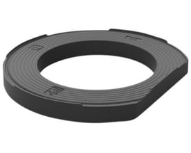 VOTEC topring med fals, 315x30mm, fremstillet af genbrugsplast og godkendt til belastningsklasse D400.