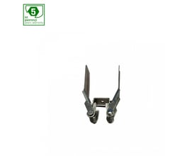 SpectrumLED nedsænket monteringssæt til Track In, 75x25x25 mm, fremstillet af metal med fjederbelastede klips.