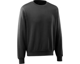 Mascot Carvin sweatshirt i sort, str. 3XL, lavet af bomuld og polyester med en blød børstet inderside.