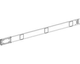 Schneider Electric skinneelement 100A, 3 meter, KNA100ED4303, hvid RAL 9001 med transmissionsbus til lavspændingsforsyning.