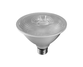 V-TAC 11W LED pære PAR30 med E27 fatning og hvid thermoplastic base.