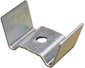 Schneider Electric ophæng W20 70mm FZS i galvaniseret metal med centerhul til montering af armaturskinne.