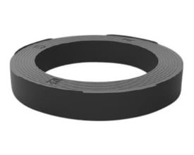 VOTEC topring med fals, 425mm diameter og 30mm højde, fremstillet af genbrugsplast med D400 godkendelse.