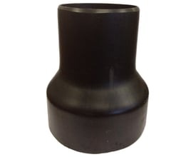 HL krympemuffe af plast til 40 cm betonspids med en diameter på 400 mm, set fra siden på hvid baggrund.