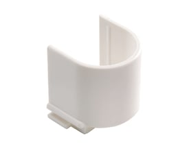 Niko M20 rørindføring i hvid plast, designet til underlag og sikker kabelføring.