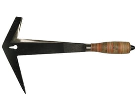 Skiferøkse med læderhåndtag og et 640g, 350mm langt design, perfekt til præcisionsarbejde.