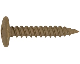 EJOT montageskrue C4 på 4,2 x 32 mm set fra siden med bredt hoved, groft gevind og spids ende.