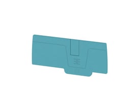 Weidmüller endeplade AEP 3C 6 BL i blå med PUSH IN teknologi, passer til 6mm² ledere og A3C 6 serien.