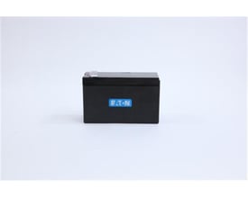 Eaton Battery+ M UPS-batteri til udskiftning, sort med Eaton-logo og specifikation på 12 V og 9 Ah.