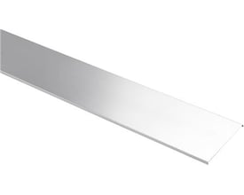 Schneider Electric låg til kabelbakke, 2 meter langt og 100mm bredt, med Zinc+ overflade på hvid baggrund.