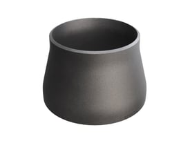 Konisk reduktion i P235GH stål med dimensionerne 273,0/6,3 x 219,1/6,3 mm, vist på hvid baggrund.