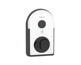 Schneider Electric EVlink Pro AC ladeboks til elbiler med 22kW, Type 2 udtag og MID-godkendt energimåler.