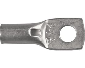 Elpress CU KR4-5 rørkabelsko til 4mm² kabel, med M5 laske og inspektionshul, fremstillet af fortinnet kobber.