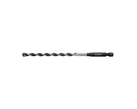 Ironside universalbor med HM-spids på 6,5 x 140/200 mm, set fra siden med spiralbor og sekskantet skaft.