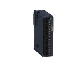 Schneider Electric Udvidmod TM3 term med 24V forsyningsspænding og skrue tilslutning.