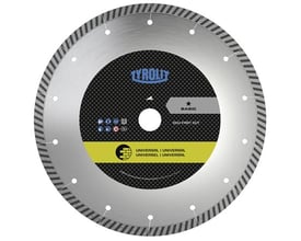 Tyrolit BASIC-FC diamantskæreskive til tørskæring, 150x2,4x22,23 mm, med universelle skæreegenskaber for beton og sten.