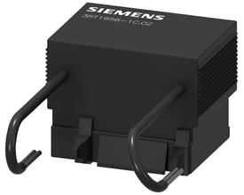 Siemens overspændingsdæmper RC, konventionel, med fjederterminal og mærkat 'SIEMENS 3RT1956-1C.02'.