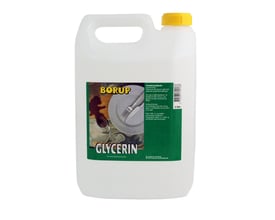 Borup Kemi Glycerin pH N i en hvid 5-liters dunk med gult skruelåg og grøn produktetiket.