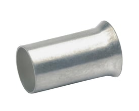 Uisoleret terminalrør fra Klauke i fortinnet kobber, 240 mm² tværsnit og 40 mm længde, med udvidet kabelindføring.