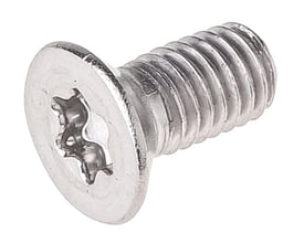 Ifö maskinskrue M8 x 40 mm i A4 rustfrit stål med undersænket hoved og TX45 Torx kærv.