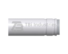 Teknisk Belysnings Industri cylindrisk gaskop til TBi 150, NW 16mm og 53mm længde, forniklet.