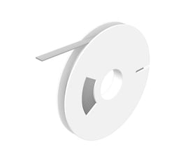 Weidmüller TwinMark krympeflex til opmærkning af kabler, hvid polyolefine uden print på rulle med 13 meter.