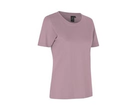 ID Identity T-shirt Pro dame i støvet rosa, størrelse L, med et diskret ID Identity logo i nakken.