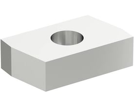 Schneider Electric M8 kantet møtrik til loftpendler, varmgalvaniseret stål med M8 gevind og kantet form for bedre greb.