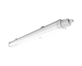 Dense Pro LED armatur i hvid med 50W effekt, 1500 mm længde og IP65-klassificering.