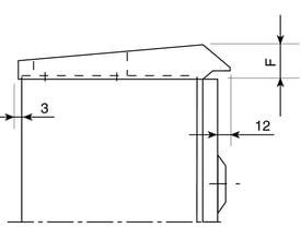 Teknisk tegning af et Schneider Electric regntag til B600x400 mm, viser dimensioner og detaljer.