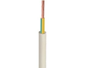Nexans installationskabel FXQ med 1G10 mm² kobberleder, halogenfri med gul/grøn jordledning.