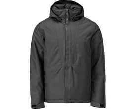 Mascot vinterjakke i sort, størrelse 5XL, med aftagelig hætte og praktiske forlommer.