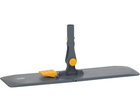 Vikan moppefremfører i grå plast med gul udløser og Vikan logo, 40 cm bred til professionel rengøring.