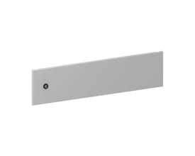 Schneider Electric Låge 4M i stål, 200x800 mm, med låsefunktion på venstre side på hvid baggrund.