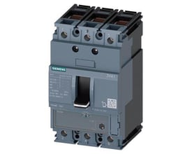 Siemens 3VA1 IEC maksimalafbryder frame 160, 3-polet, med TMI20M starterbeskyttelse og 100A nominel strøm.