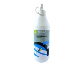 Altech Super glidemiddel 400g i hvid plastflaske med blå og grå etiket, klar til kabeltrækning.