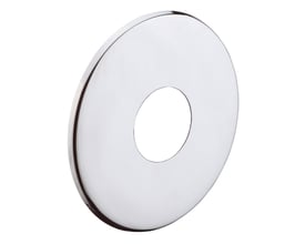 Hansgrohe roset i krom med en diameter på 62 mm, viser den blanke, reflekterende overflade.