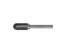 Ironside roterende hårdmetalfil HM C 1225 X, 25 x 12 mm, med cylindrisk, afrundet filhoved og skaft.