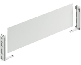 Spelsberg skillevæg Geos-L TW 50-22, 470x156x3 mm, af kunststof med monteringsbeslag på hver side i hvid.