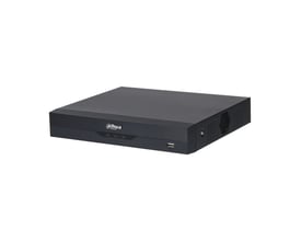 Dahua 16-kanals XVR5116HS-I3 WizSense digital videooptager med Penta-brid teknologi og H.265+ kompression, vist fra en vinkel på hvid baggrund.