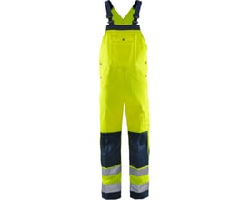 Kansas HI VIS Overall KL2 1001 i gul og marineblå med reflekser og praktiske lommer, størrelse D116.