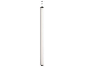 Schneider Electric OptiLine 45 installationsstav ISM20109P i polar hvid, 3500-3900mm lang, lavet af aluminium med pulverlakeret overflade.